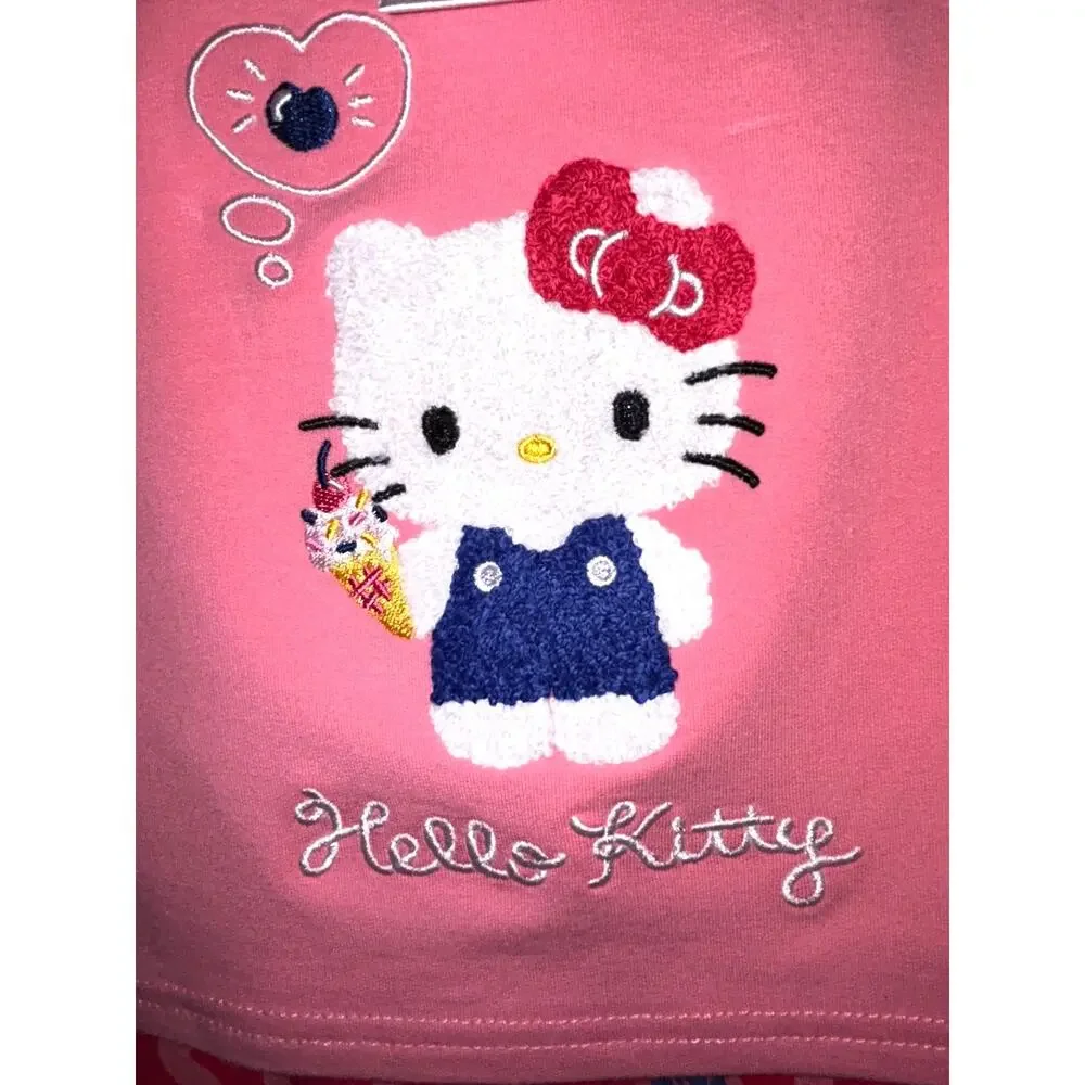 NWT Hello Kitty Baby Girl Top & Pants Outfit 2pc Set 6/9 Months Pink Bamboo